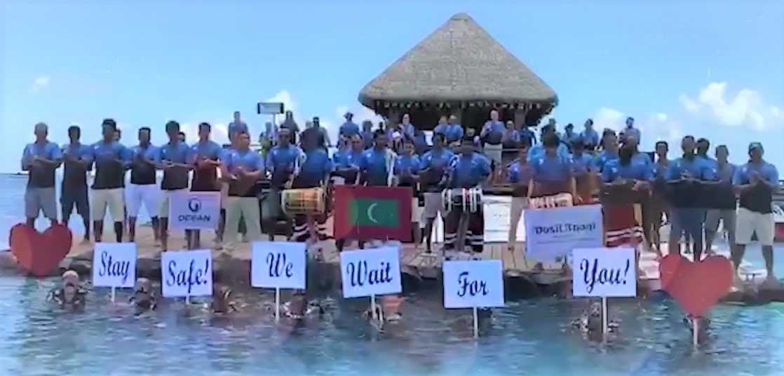 Due to the pandemic most resorts in Maldives waved goodbye and wished see you later to their guests