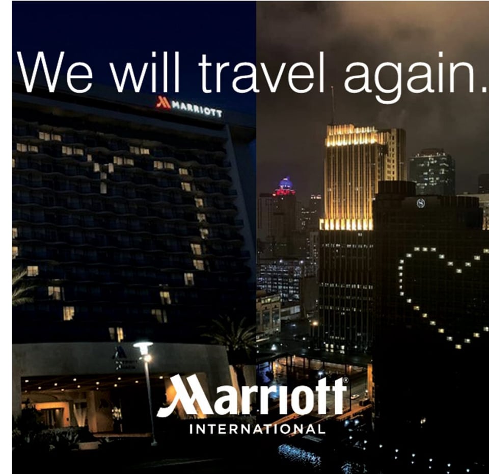 Marriott International announces and council for cleaning for all their hotels within their portfolio.