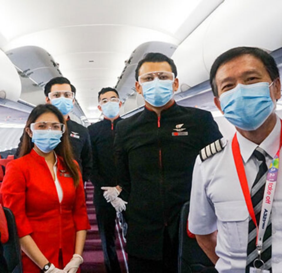 Airasia has plans to combat corona virus while operations restarts