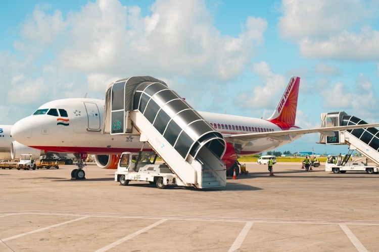Flag carrier of India, Air India at Maldives Velana International Airport