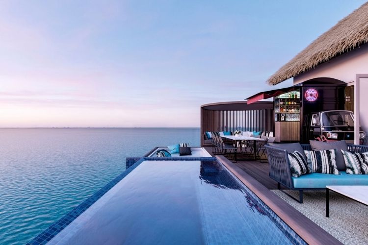 Rock Star villa at hard rock hotel Maldives