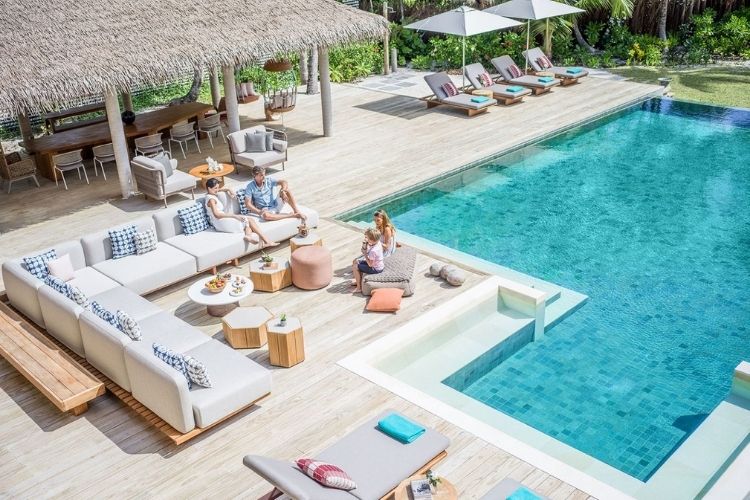 Three Bedroom Royal Beachfront Residence at InterContinental Maldives Maamunagau