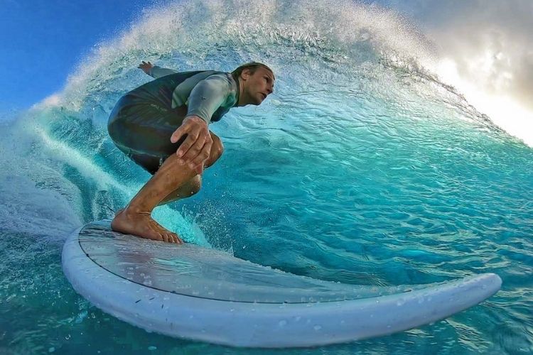 Surfing at LUX* North Male'