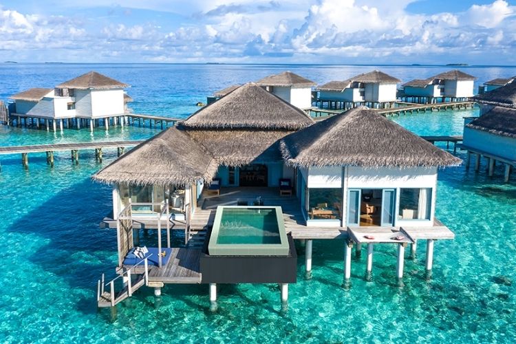 villa at raffles maldives resort reopening 1st October 2020