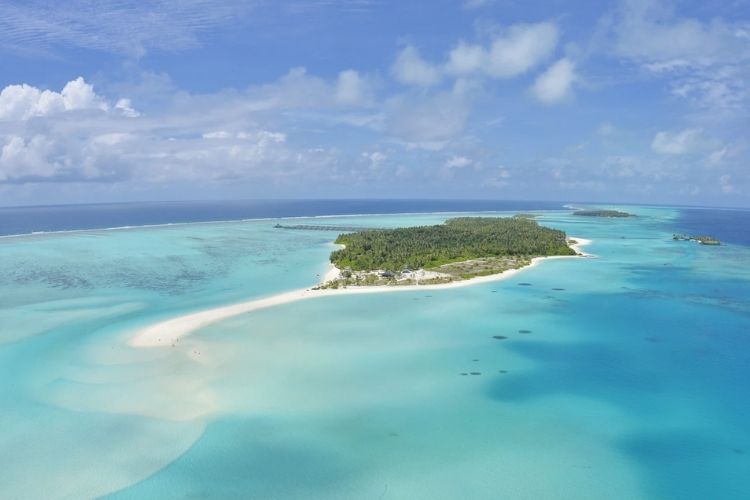 aerial view of Maldives property, Sun Island Resort & Spa