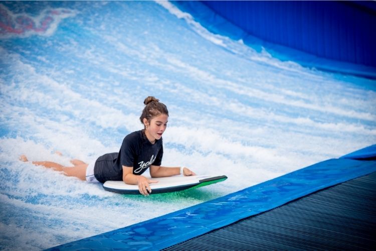 First surf simulator in the Maldives at Cheval Blanc Randheli