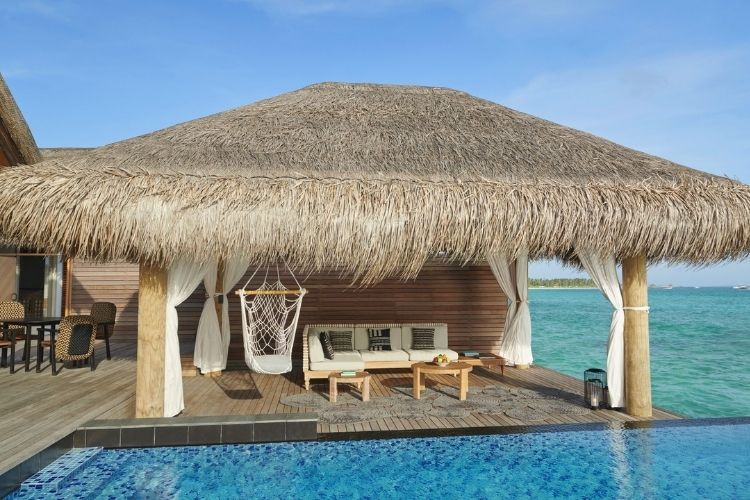 villa to work from paradise at fairmont maldives