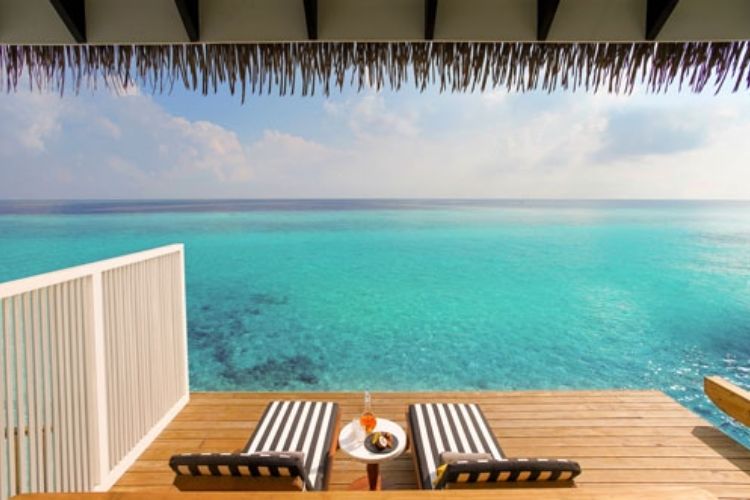 Villa view at SAii Lagoon Maldives