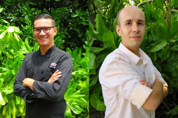 Memo V. Hernandez, Executive Chef and Benjamin Gouet, Director of Food & Beverage