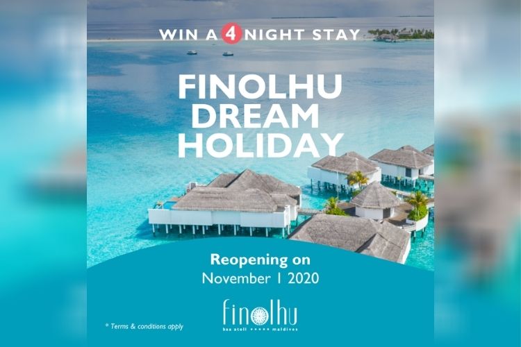 dream holiday giveaway from seaside finolhu