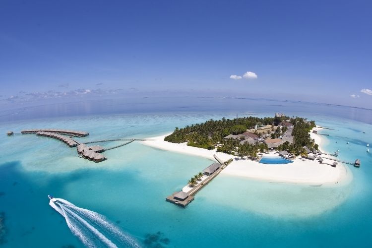 Aerial view of Velassaru Maldives