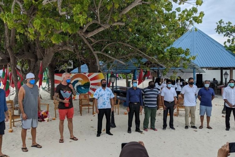 Thulusdhoo reopening ceremony