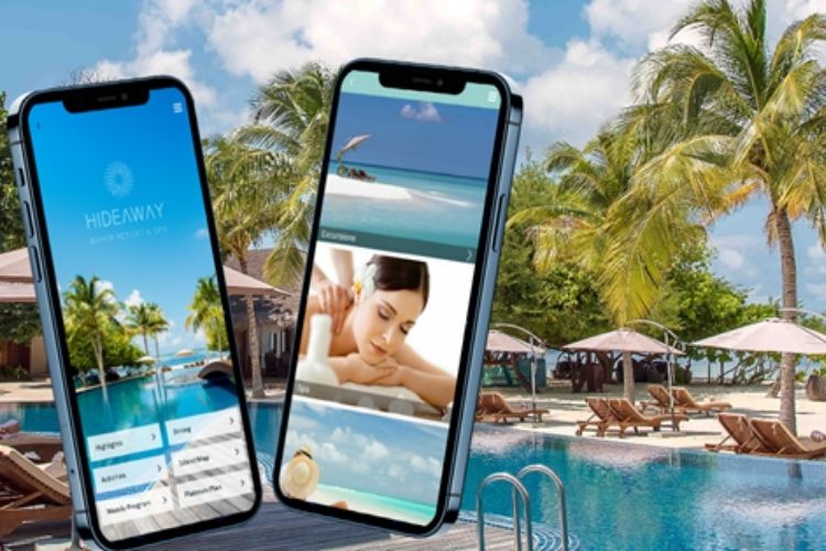 Hideaway Beach resort mobile app
