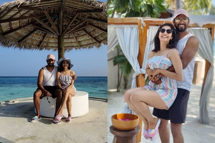 Milana Nagaraj in honeymoon Maldives