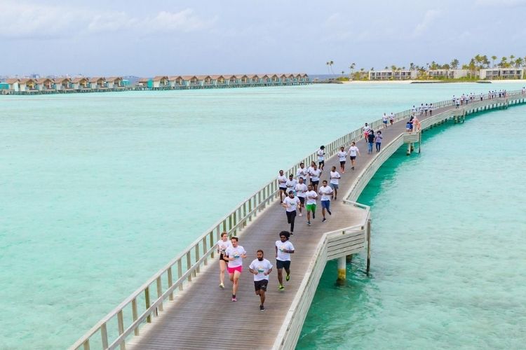 Crossroads Maldives World Oceans Day 2021 run