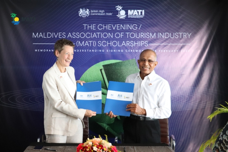 Maldives Association of Tourism Industry and Chevening Sign MoU to Offer Scholarships