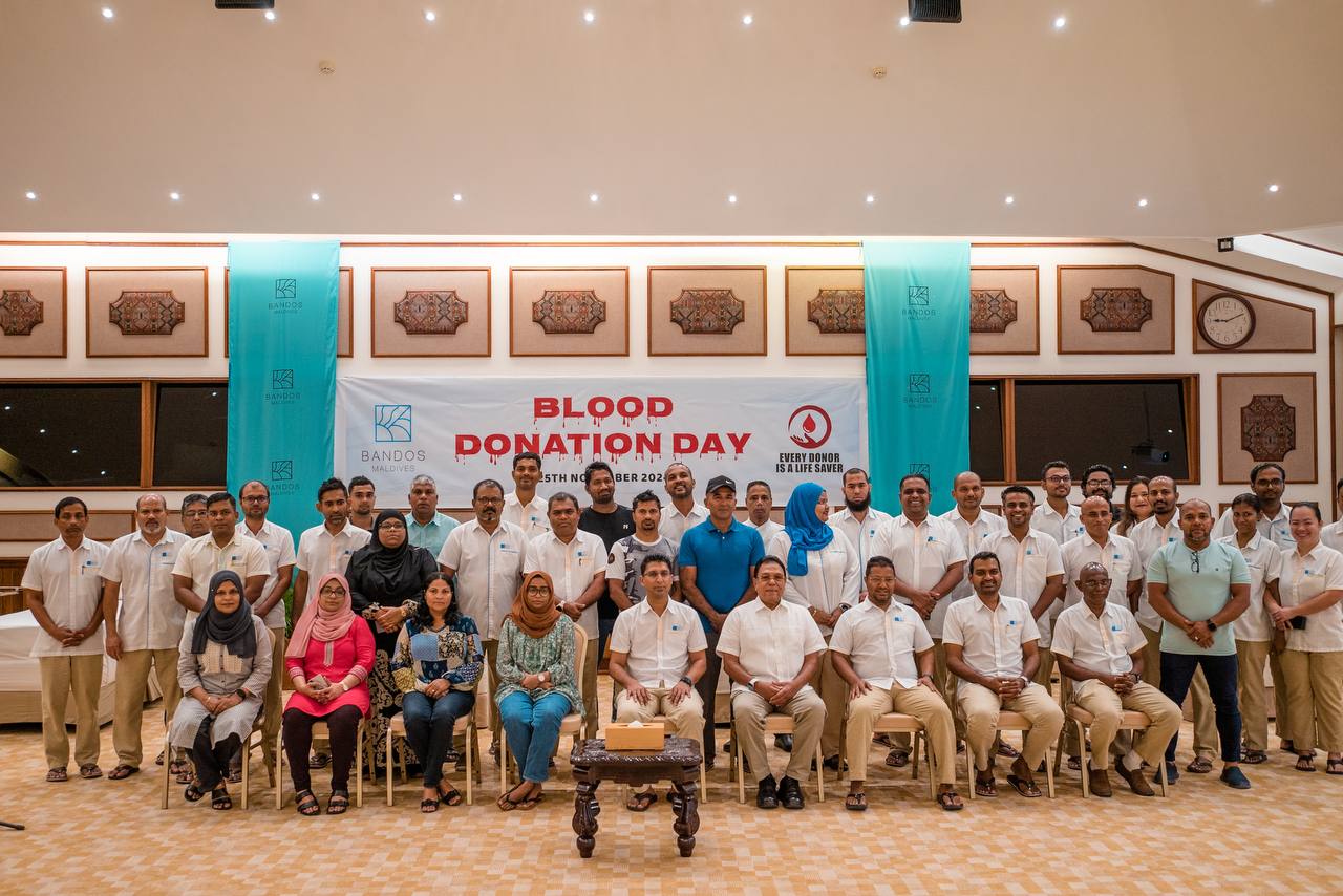 Bandos Maldives annual blood donor camp 2024