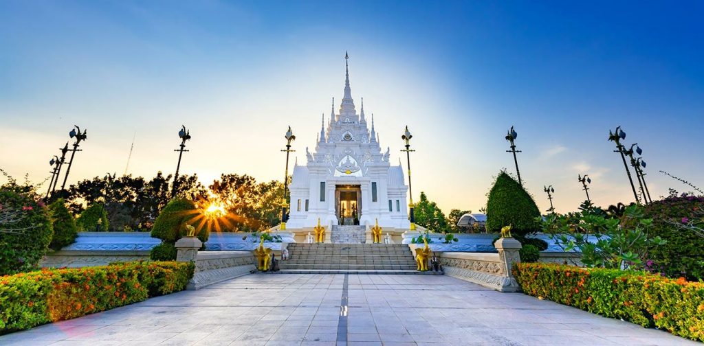 Surat Thani Pillar Shrine in Surat Thani, Thailand