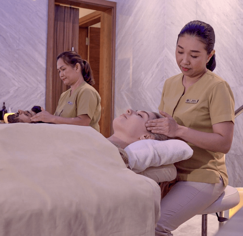 Couple massage at Rayya Spa at The Retreat Palm Dubai MGallery by Sofitel