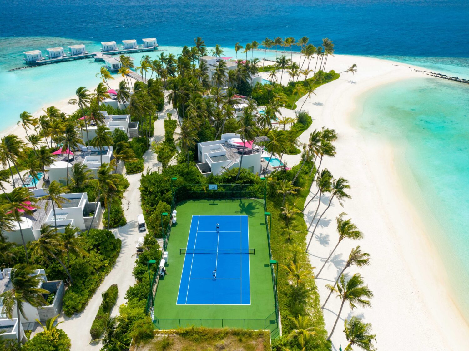 Maldives Resort Tennis Court