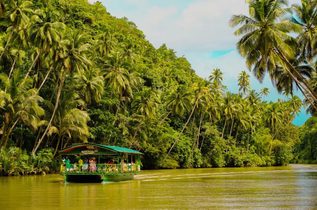 Davao River in Davao City, Philippines