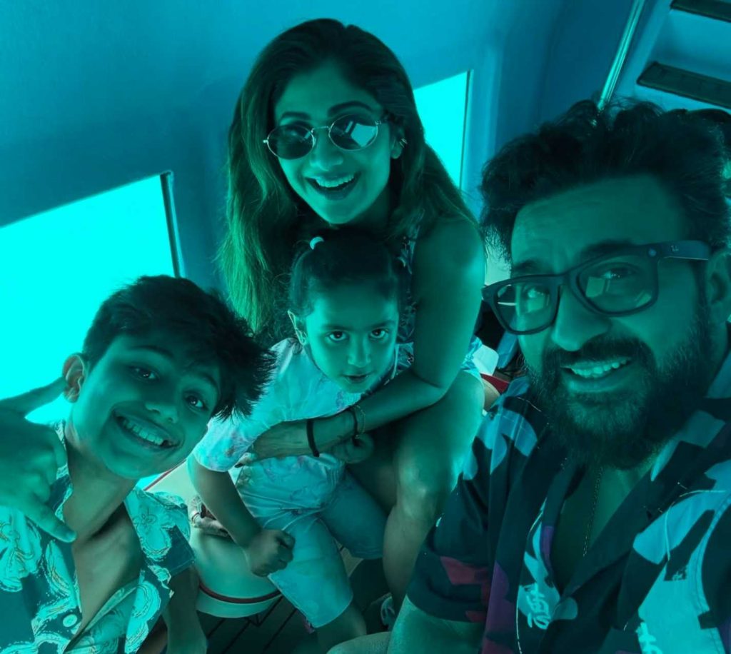 Shilpa Shetty on a Maldives Holiday at Jumeirah Maldives Olhahali