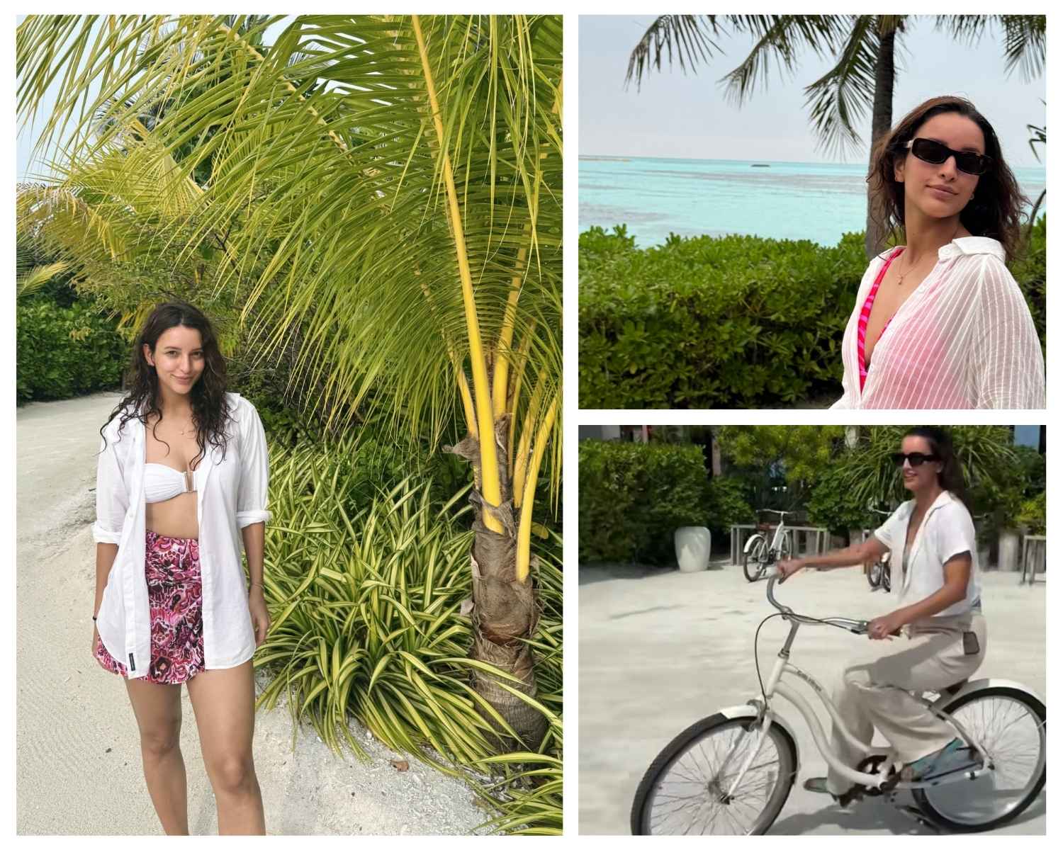 Tripti Dimri the Bollywood Actress on a Maldives Holiday