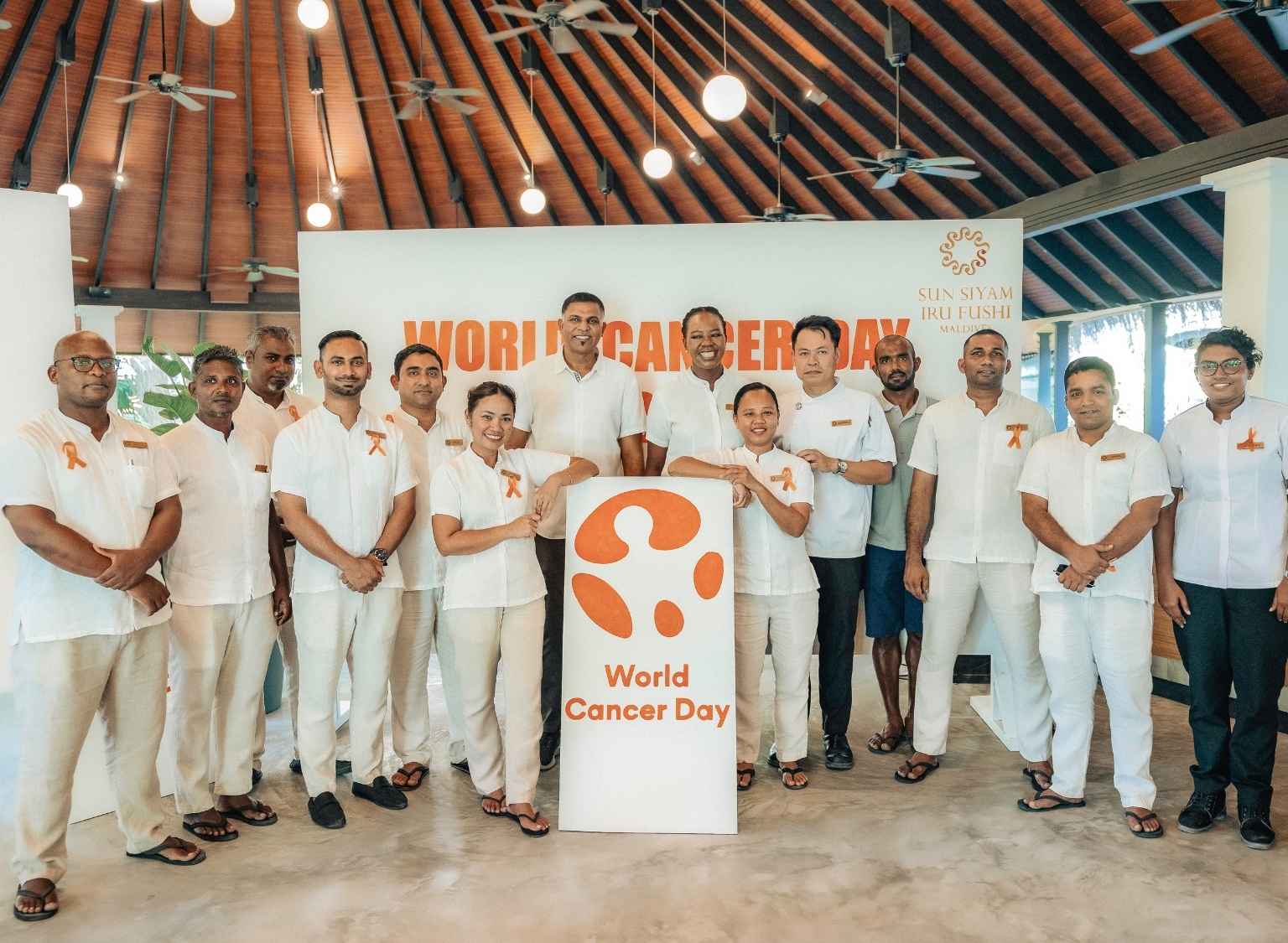 World cancer day Events at Sun Siyam Iru Fushi Resort Maldives